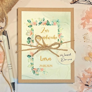 Geldgeschenk personalisiert Jugendweihe | Jugendweihengeschenk für Mädchen | Geschenk Jugendweihe Mädchen | Geschenkschachtel Jugendweihe