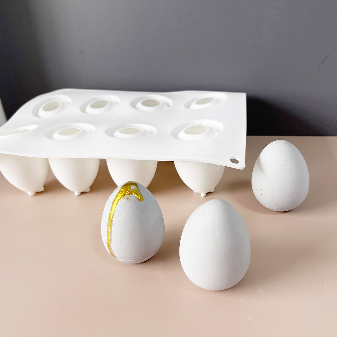 3D Concrete Easter Egg MOLD Egg Silicone Mold for Easter Egg Etsy