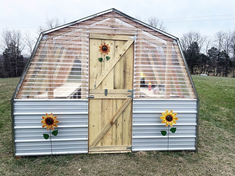 Modern Greenhouse Plan Simple Greenhouse Plan DIY Green Etsy
