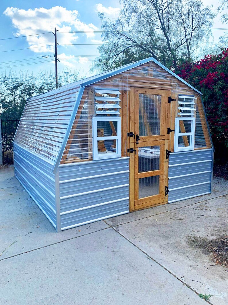 Modern Greenhouse Plan Simple Greenhouse Plan DIY Green Etsy