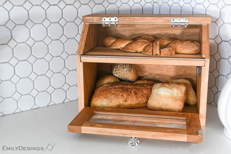 Two Story Bread Box Plan Kitchen Storage Easy to Build DIY Etsy España