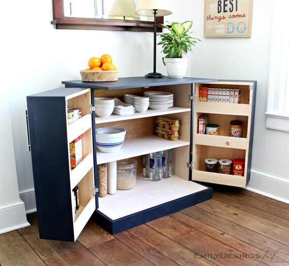 Modern Kitchen Pantry Plan Portable DIY Plan Etsy Canada