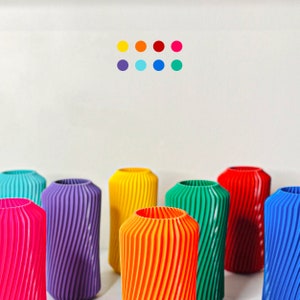 Colourful Modern Dried Flower Vase | Unique Pop Art Vase | Decor For Home Interrior | Rainbow Decoration | Color Ecofriendly Vase For Home |