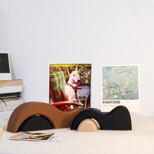 Wooden Photo Stands Set of Photo Holder For Home Display Stand For Photographs Cheerful Stand Note Holder For New Home Decoration Gift