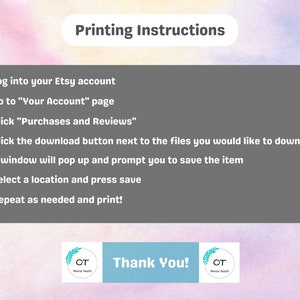 Adult Occupational Therapy Worksheets, Mental Health Occupational ...