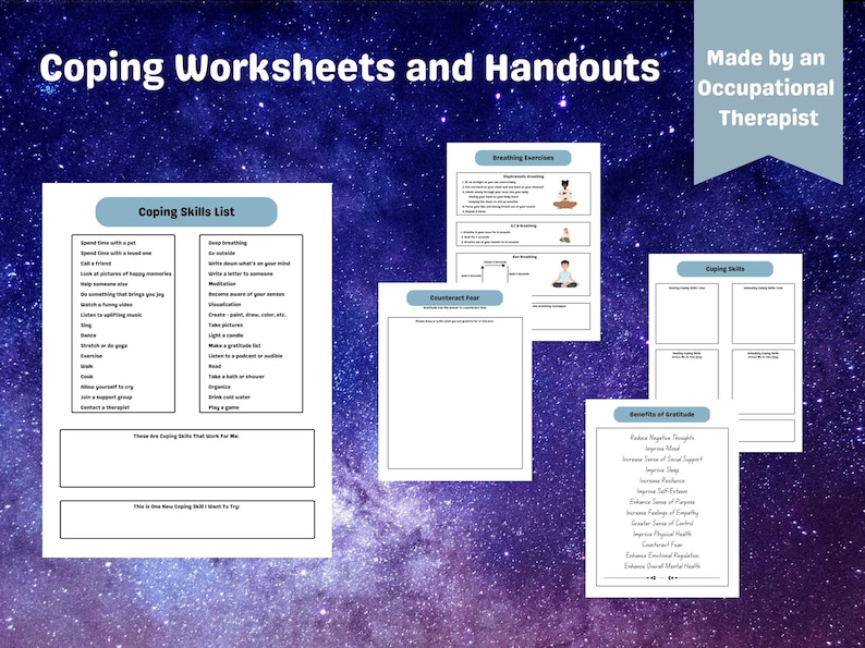 Occupational Therapy Worksheets, Occupational Therapy Mental Health ...