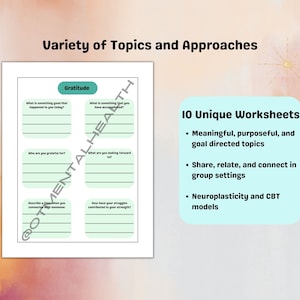 Occupational Therapy Worksheets, OT Mental Health Printable ...