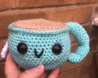 Mug of tea with teabag desk buddy