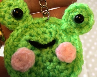 Froggy face keyrings