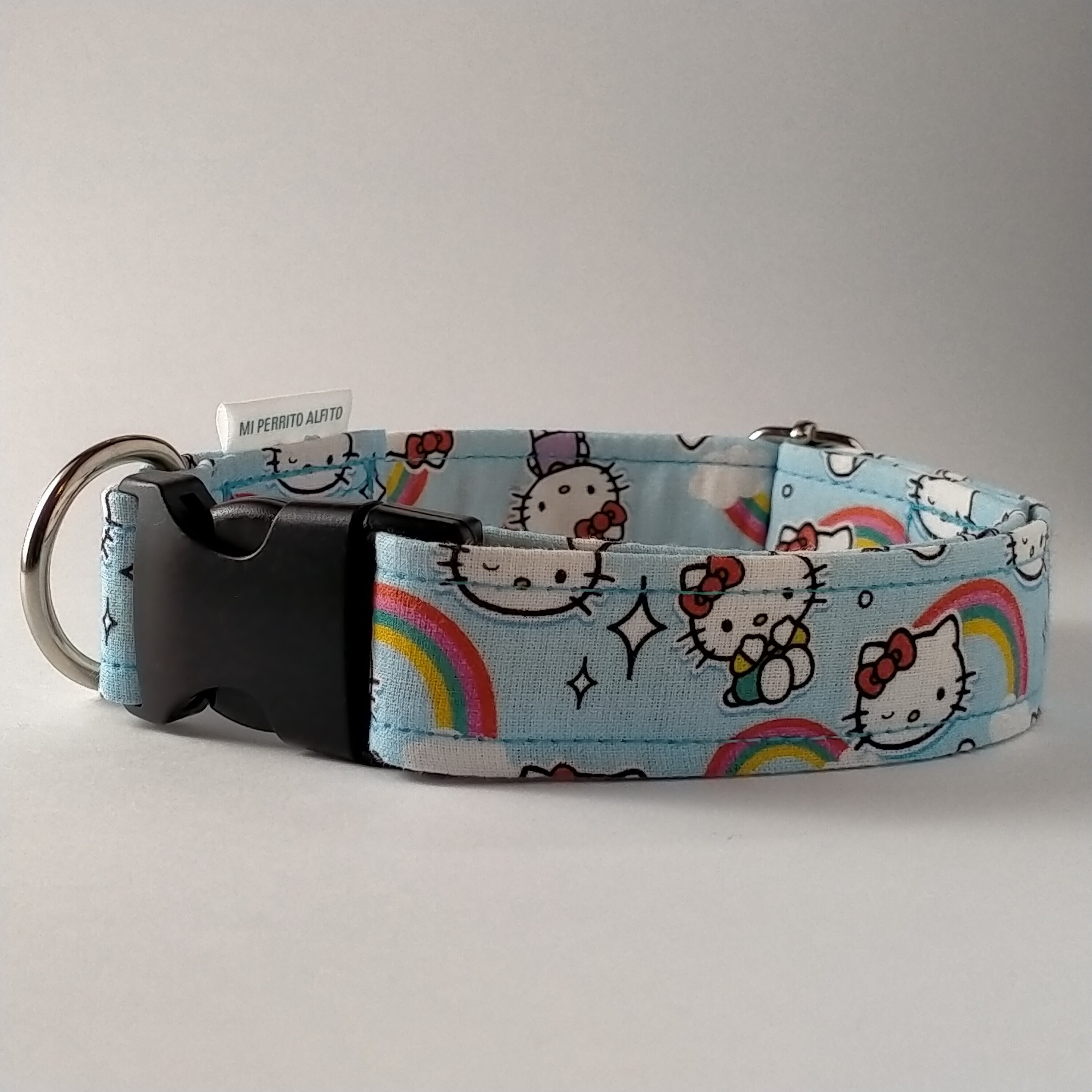 Hello Kitty Dog Collar. Handmade and Adjustable Collar for Etsy