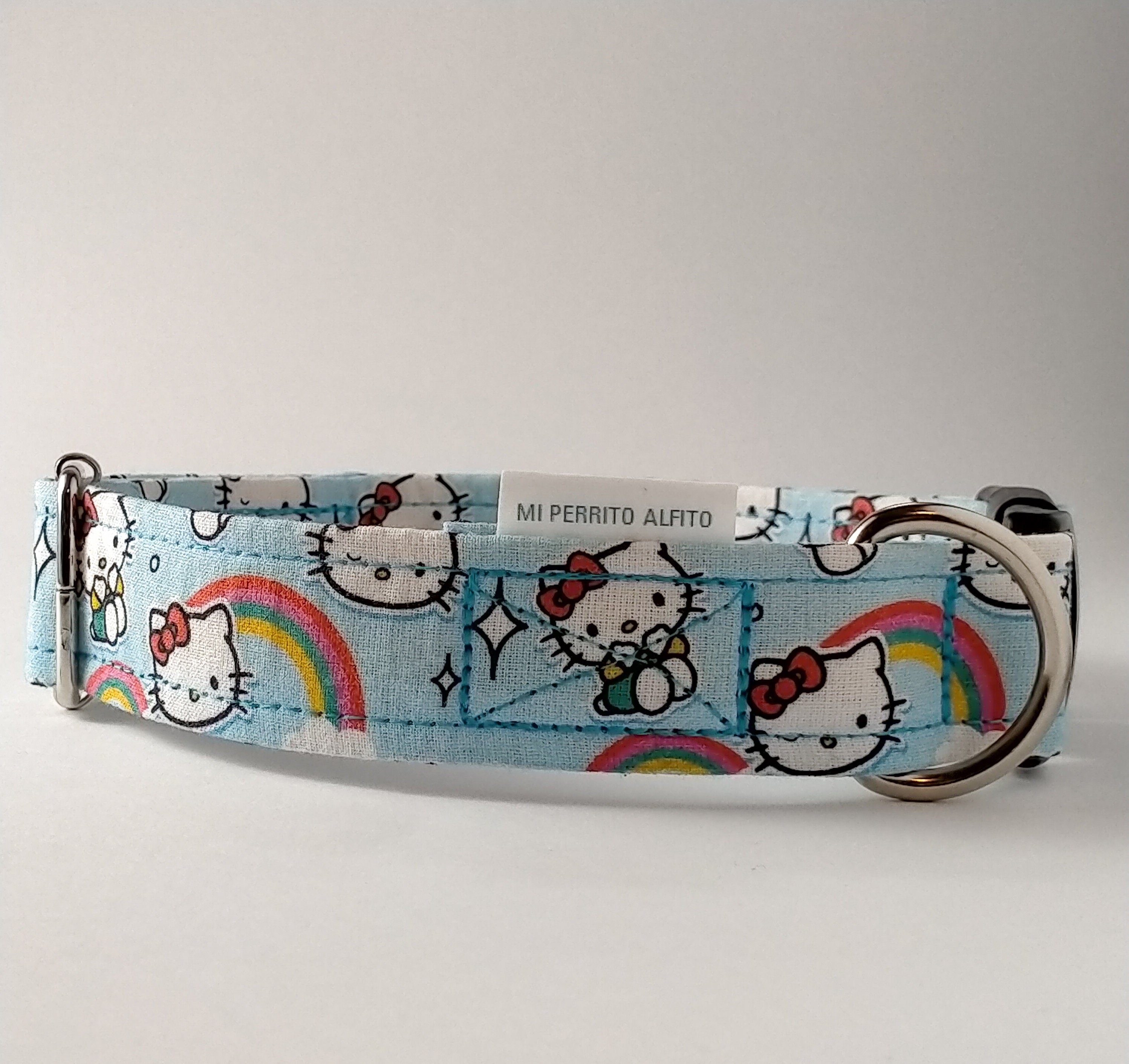 Hello Kitty Dog Collar. Handmade and Adjustable Collar for Etsy