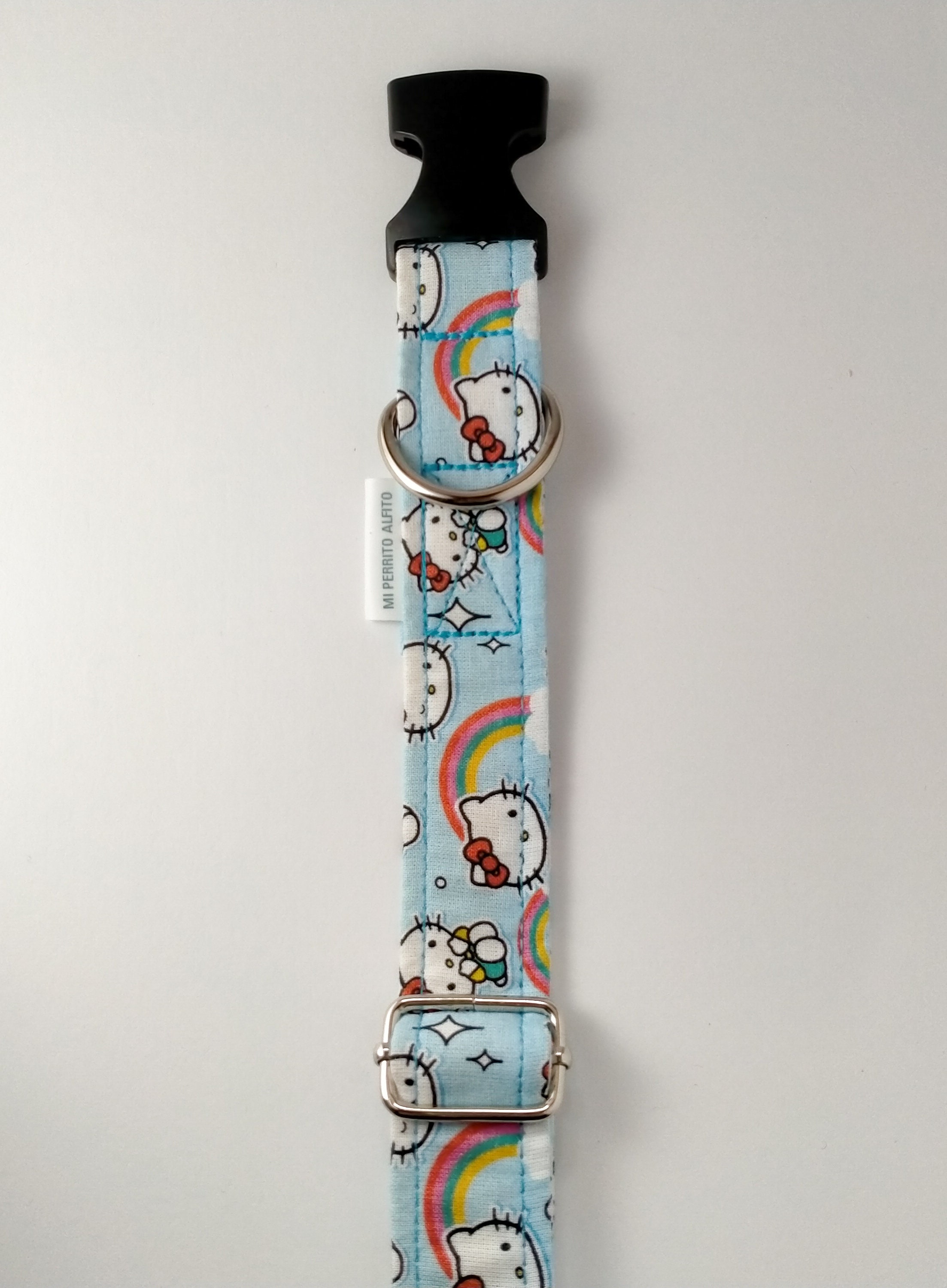 Hello Kitty Dog Collar. Handmade and Adjustable Collar for Etsy
