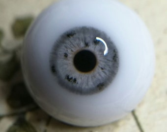 Bjd eyes 14/7 mm, 14 mm base / 7 mm gray iris, black pupil, realistic eyes, doll eyes, resin eyes