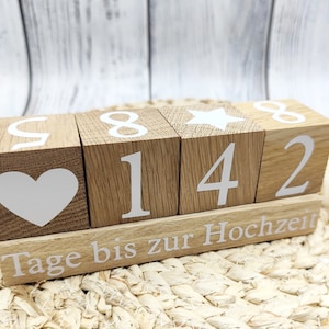 Countdown Zähler /  Hochzeit / Urlaub / Geburtstag / Countdown bis zur Rente