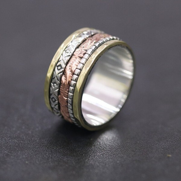 Mixed Metal Rings Etsy