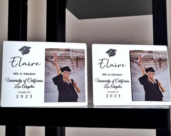 Custom Graduation Photo Magnet, Graduation Party Favors, College Graduation Photo Frame, Master Graduation Gift, Graduation Gifts