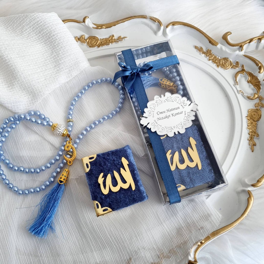 Islamic Gifts Mini Quran Tasbih Gift Box Islamic Baby Gifts Etsy