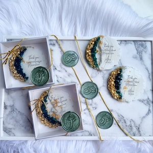 Custom Epoxy Magnet Box, Wedding Favors, Nikkah Gifts, Personalized Gifts, Wedding Gifts, Custom Engagement Favors, Wedding Party Favors