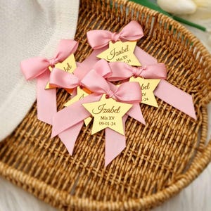 Etichette a specchio acrilico a forma di stella, etichette per baby shower, etichette personalizzate per il battesimo, etichette per specchio per battesimo, etichette Mi Bautizo, etichette per bomboniere per battesimo, etichette per matrimonio