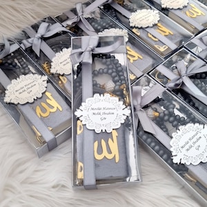 Islamische Geschenke, Mini Koran Tasbih Geschenkbox, Islamische Babygeschenke, Ramadan Geschenk, Eid Geschenk, Umrah Hajj Gefälligkeiten, Gebetsgeschenk, Muslimisches Hochzeitsgeschenk