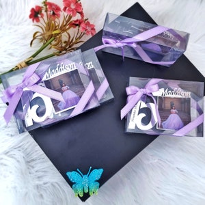 Aangepaste mis Quince Años, Mis Quince 15, Sweet 15 fotomagneten, gepersonaliseerd cadeau, verjaardagsbedankjes quinceañera, cadeau verjaardagsfeestje