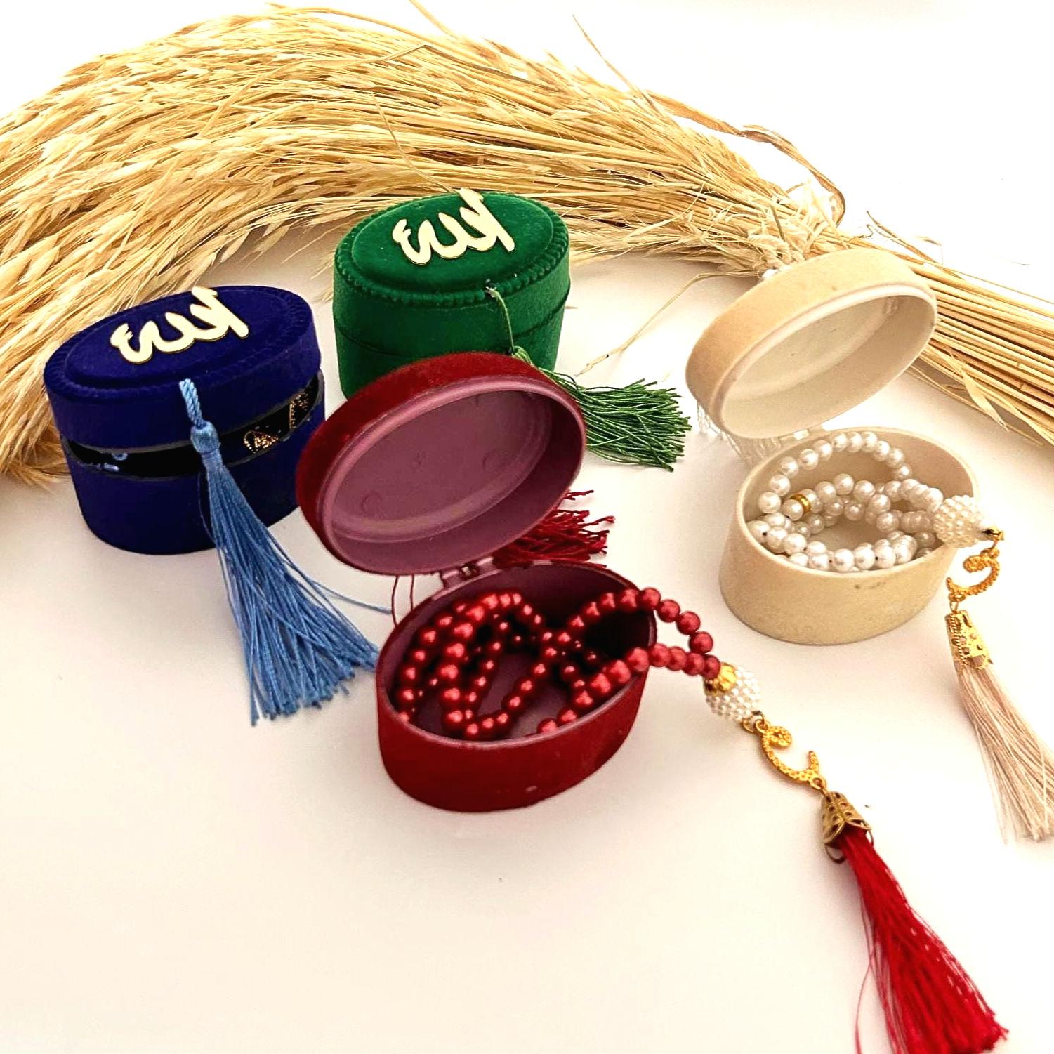 Tasbih Gift Set,Mini Tasbih Gift Box, Islamic Baby Gifts, Ramadan Gift, Eid Gift, Umrah Hajj Favors, Prayer Gift, Umrah Gift, Islamic Favors