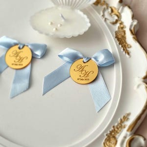 Etiqueta de espejo de acrílico dorado, etiqueta con nombre para boda, etiqueta de agradecimiento, etiqueta para guardar la fecha, etiqueta para el día de San Valentín, ficha de recepción, etiqueta de lujo, dije para pastel
