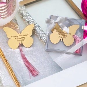 Boîte magnétique personnalisée papillon, cadeaux personnalisés, faveurs de fête, Sweet 16, faveurs Mis XV, faveurs Quinceañera, aimant papillon, cadeau Quinceañera