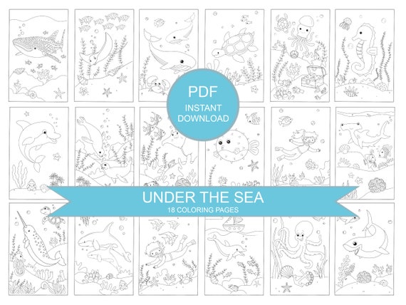 Kids coloring books Cute underworld sea creature: Kids coloring books Cute  underworld sea creature: toddler coloring books Activity Books for Kids Age  (Paperback)