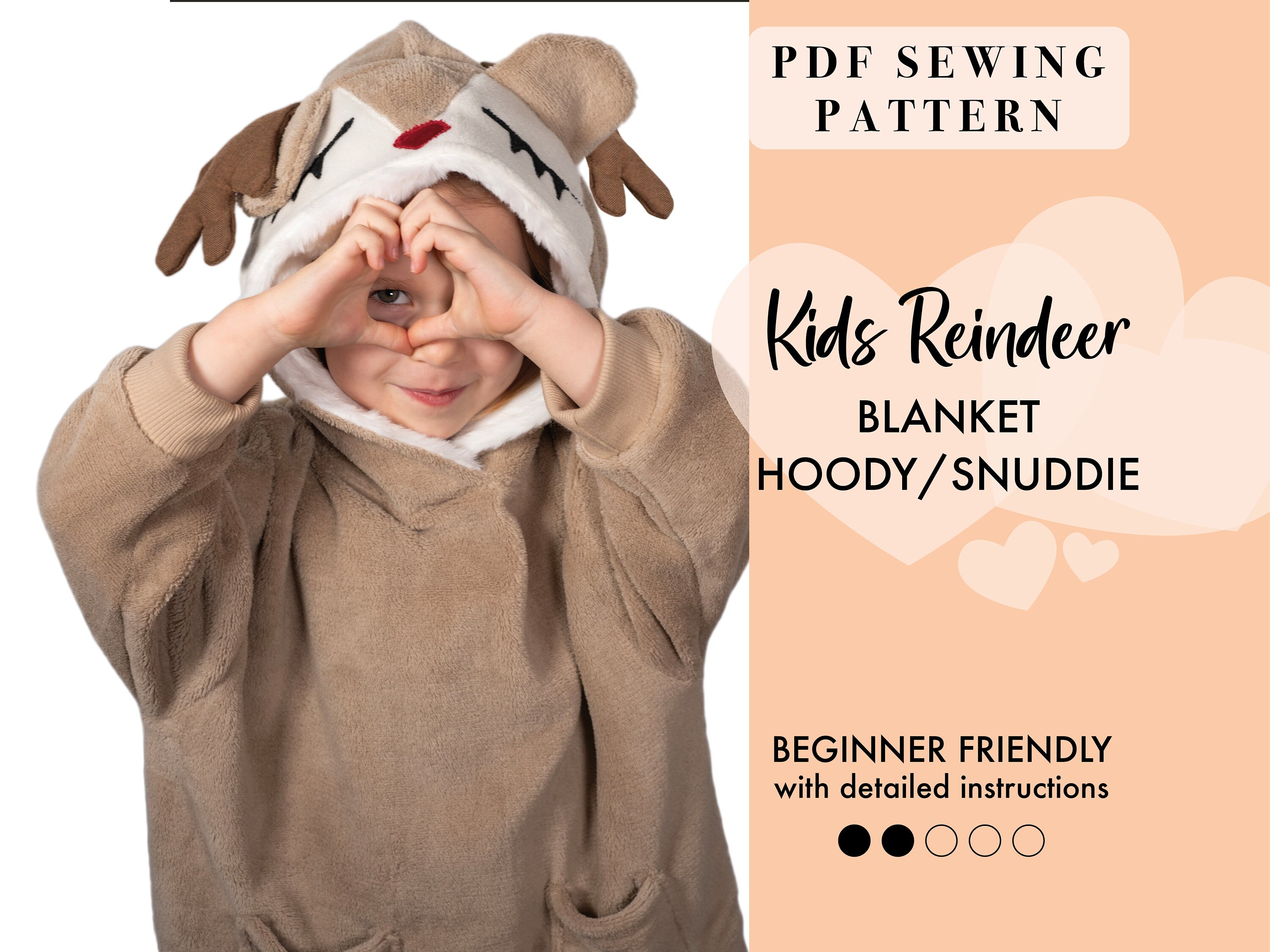 Hooded blanket sewing pattern sale