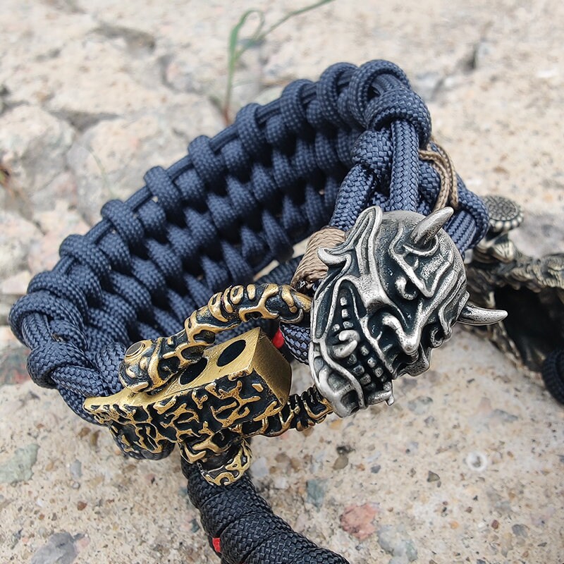 The Oni Paracord Bracelet, Men's Paracord Bracelet, Boyfriend Gift