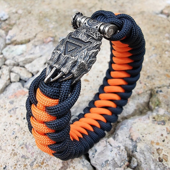 Bear Paw Paracord Bracelet, Men's Paracord Bracelet, Boyfriend