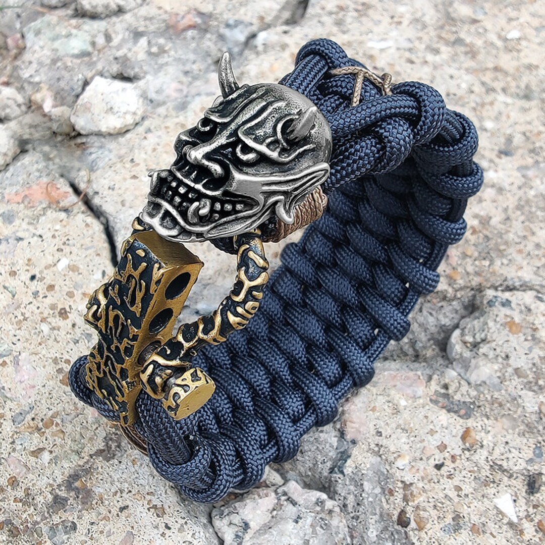 The Oni Paracord Bracelet, Men's Paracord Bracelet, Boyfriend Gift