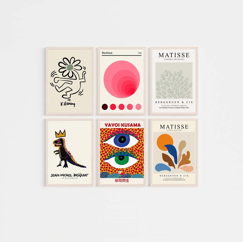 Eclectic Prints Mega Bundle 24 Eclectic Wall Art Gallery Etsy