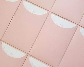 Sobre de bolsillo artesanal / 11 x 16 cm / Papelería colorida para tarjetas e invitaciones