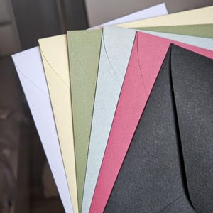 Textured Envelopes | 11x16cm | Vertical or Horizontal Opening | Colorful Stationery for Cards & Invites