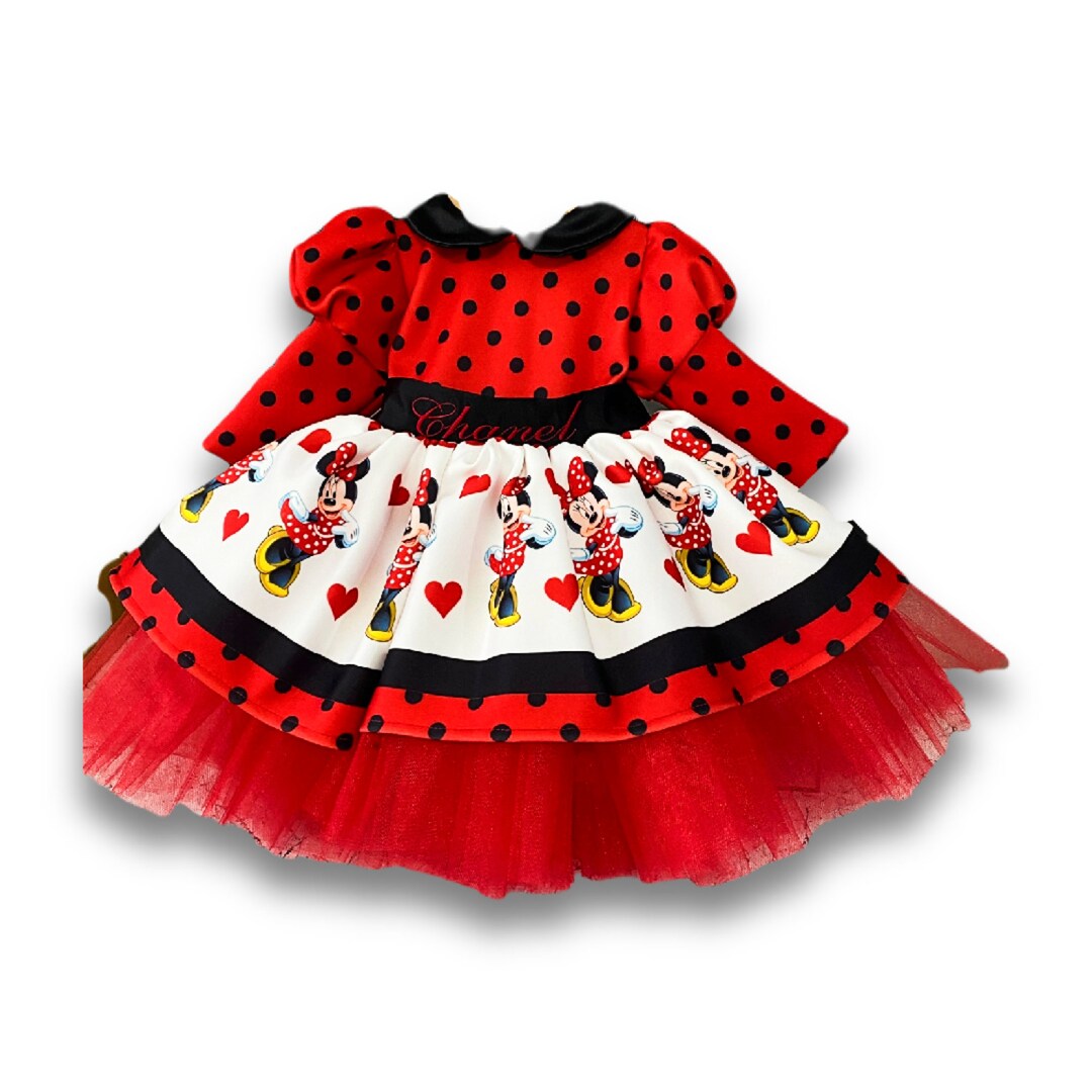 Minnie Mouse Dress. Baby Girl Dress. Minnie Mouse Birthday Etsy