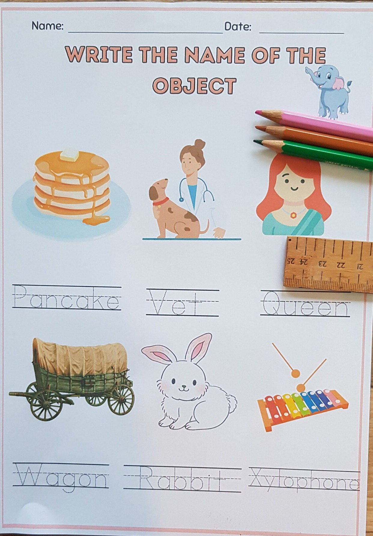 Alphabet Worksheets Alphabet Tracing Tracing Worksheets - Etsy