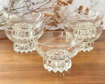 Old champagne glasses