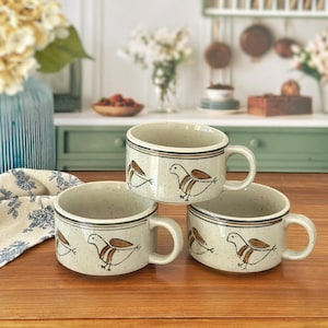 Large stoneware mugs