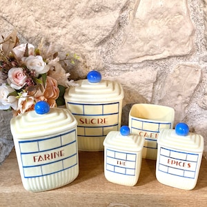 Vintage spice jars