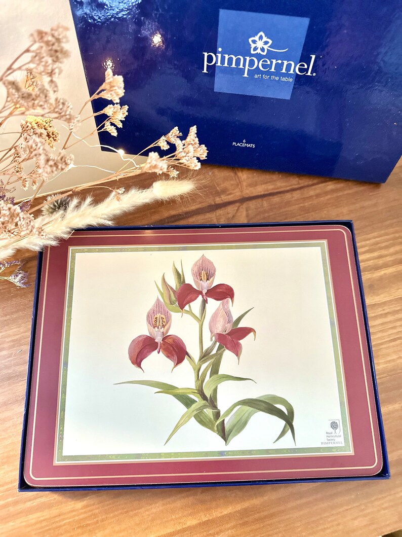 5 English Pimpernel Placemats Etsy