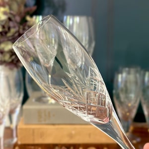 Flûtes à champagne ciselée