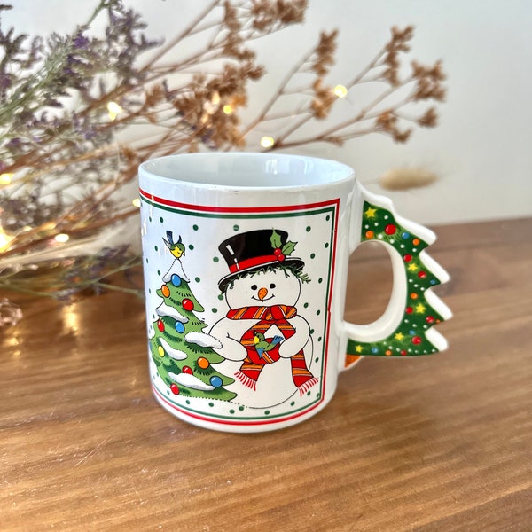 Jolie tasse de noël japonaise