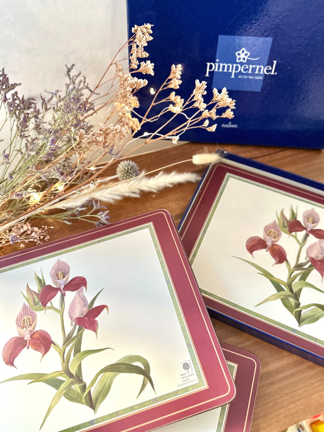 5 English Pimpernel Placemats Etsy