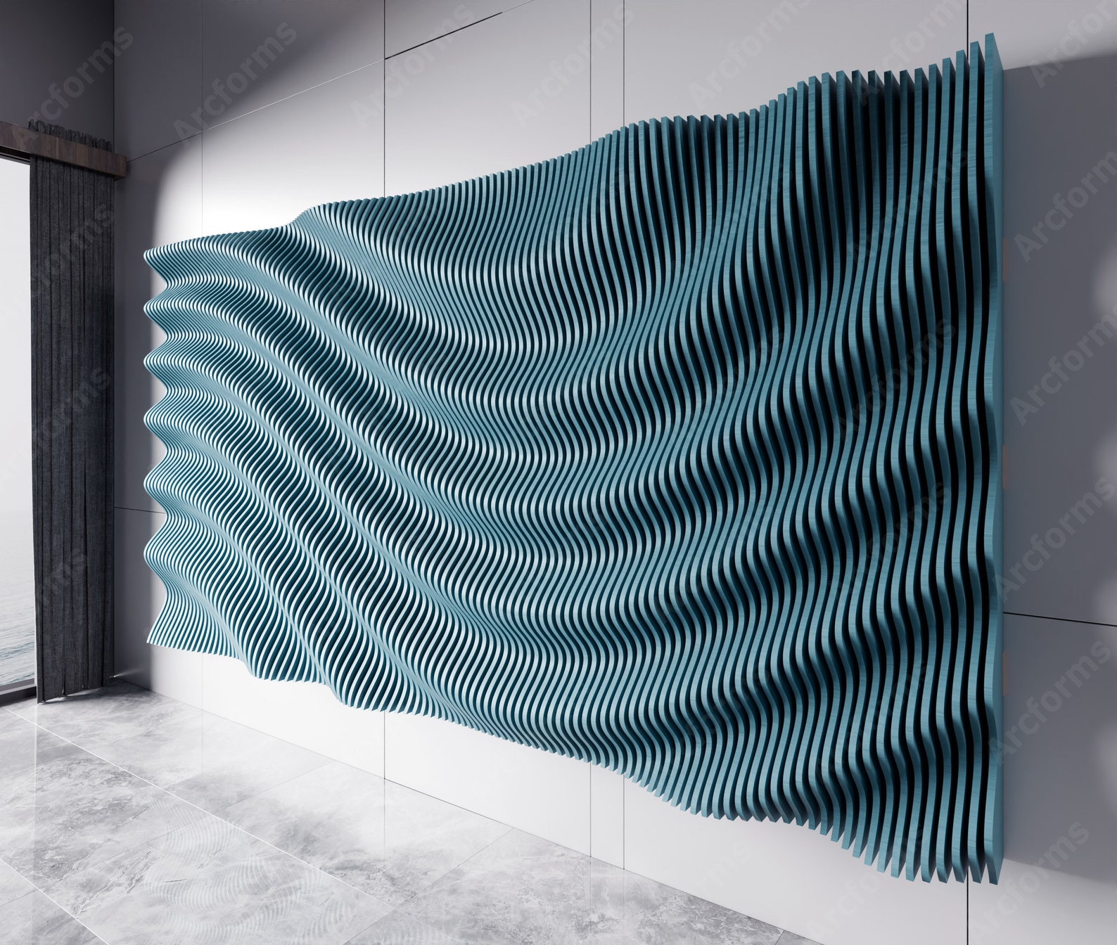 Parametric Wavy Wall Decor V5 | CNC Cut Files (digital Download) - Etsy