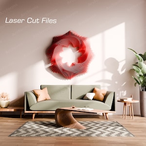 Extraterrestrial Laser Cut files cutting Parametric Wall Cut Ready Files Decor Wooden Wall Wooden Decor Art Modern Wall svg dxf eps |#32|