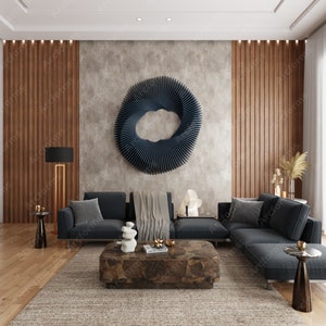 Riverine Flow Parametric Wall Decor Cut Nested Files CNC and Laser Art Decor Radial Wooden CNC Wall Decor Art  svg dxf eps / CNC files|#44|