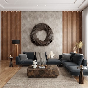 Summer Nimbus Parametric Wall Decor Cut Nested Files CNC and Laser Art Decor Radial Wooden CNC Wall Decor Art  svg dxf eps / CNC files|#50|