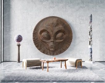 Parametric Wall Sculpture Decor Zyraeth the Nebula Luminary Wavy Wooden Wall Decor svg dxf eps png / Cut Files / CNC files for cutting |#37|